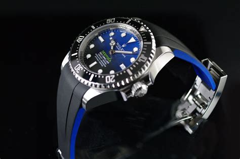 rolex deepsea rubber straps|rolex deepsea straps.